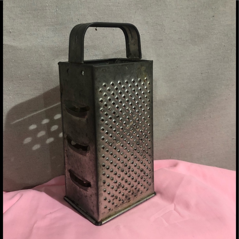Antique grater & flour sifter